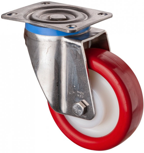 Inox zwaarlastwielen Réf. HS100.B27.152