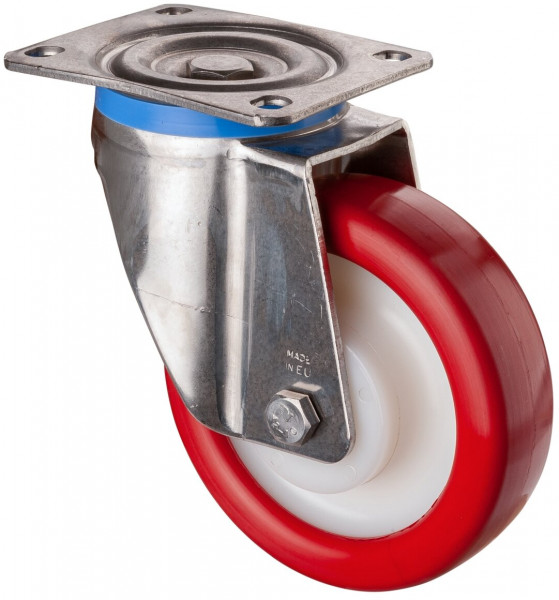 Inox zwaarlastwielen Réf. HS100.B27.160