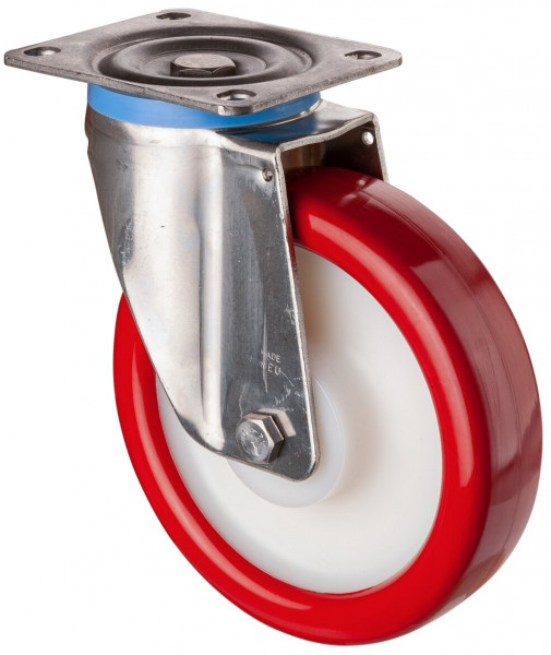 Inox zwaarlastwielen Réf. HS100.B27.202