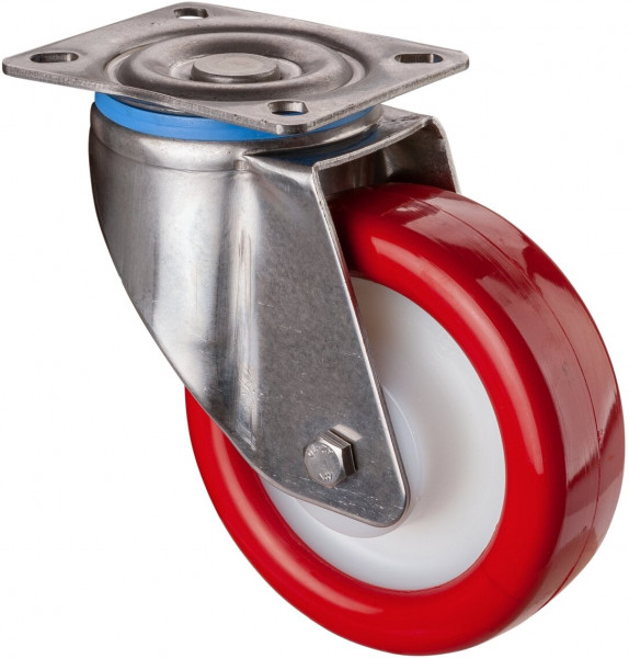 Inox zwaarlastwielen Réf. HS100.B28.127