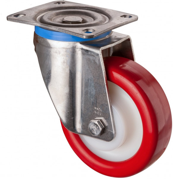 Inox zwaarlastwielen Réf. HS100.B28.152