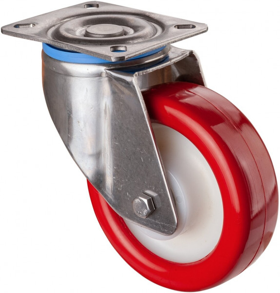 Inox zwaarlastwielen Réf. HS100.B71.125