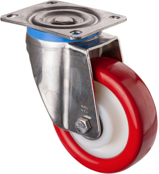 Inox zwaarlastwielen Réf. HS100.B71.150