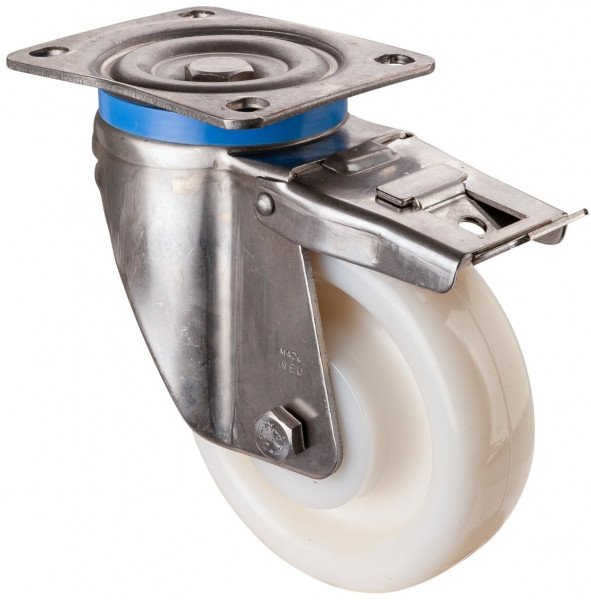 Inox zwaarlastwielen Réf. HS120.B14.153