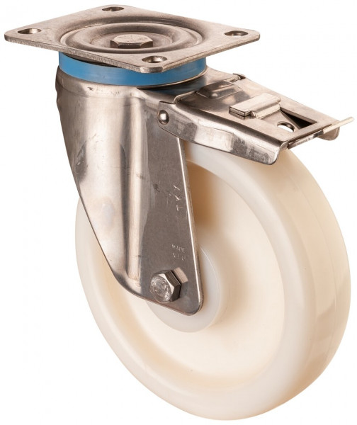 Inox zwaarlastwielen Réf. HS120.B14.202