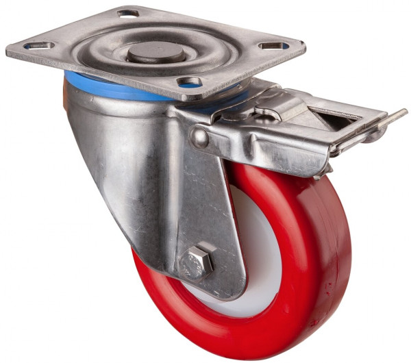 Inox zwaarlastwielen Réf. HS120.B27.101