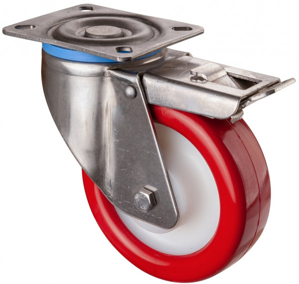 Inox zwaarlastwielen Réf. HS120.B27.127