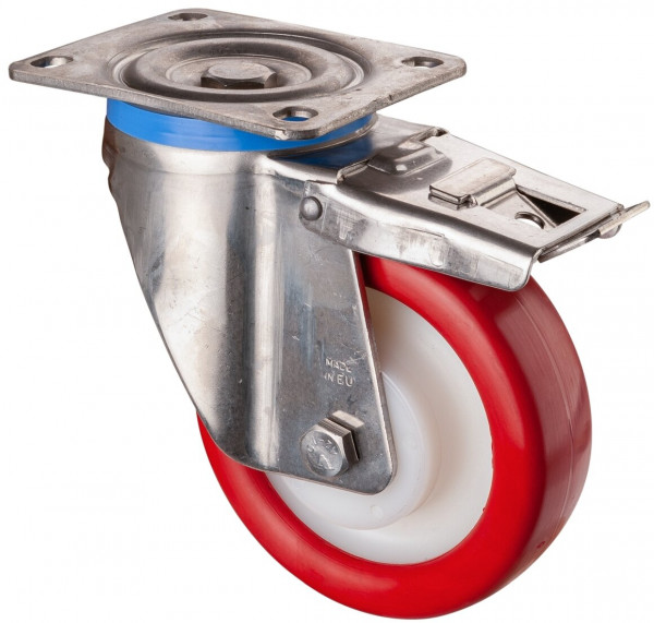 Inox zwaarlastwielen Réf. HS120.B27.152