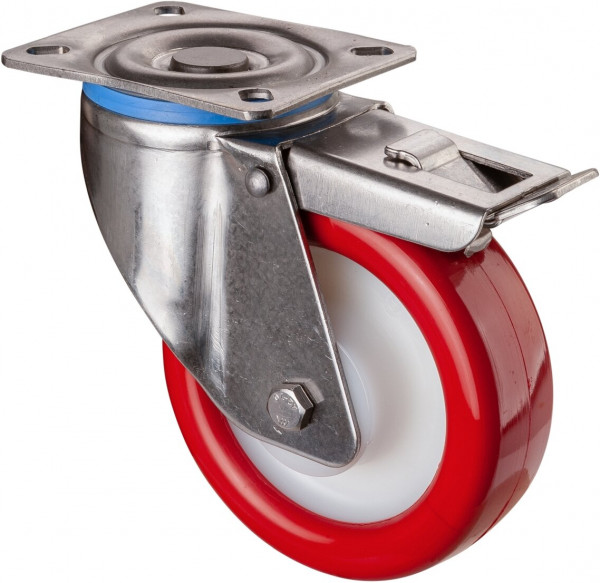 Inox zwaarlastwielen Réf. HS120.B28.127