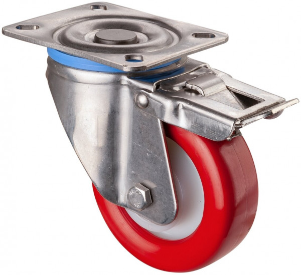 Inox zwaarlastwielen Réf. HS120.B71.100