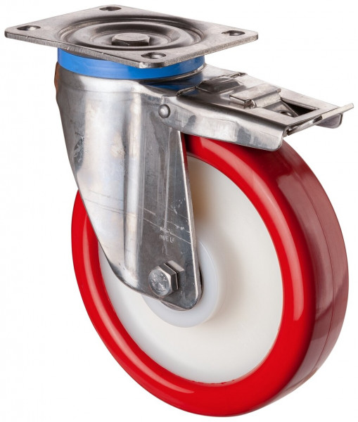 Inox zwaarlastwielen Réf. HS120.B71.200