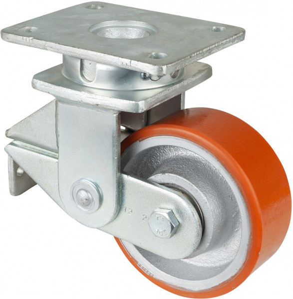 Roue industrielle avec ressort Réf. T100.C10.125