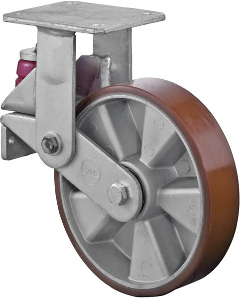 Roue industrielle avec ressort Réf. T110.B90.200