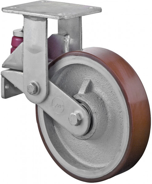 Roue industrielle avec ressort Réf. T110.C10.200