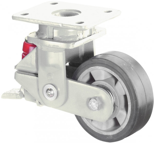 Roue industrielle avec ressort Réf. T120.B80.125