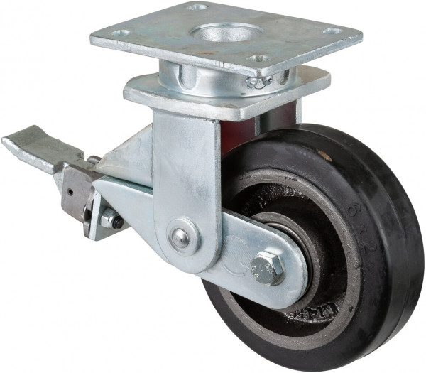 Roue industrielle avec ressort Réf. T120.B81.150