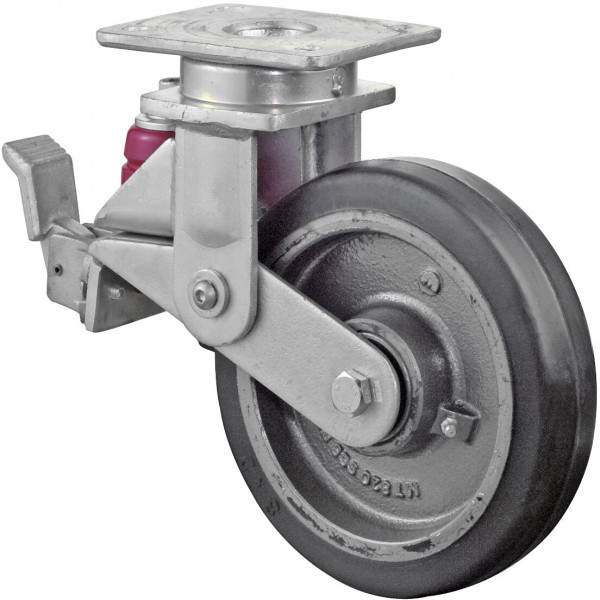 Roue industrielle avec ressort Réf. T120.B81.200