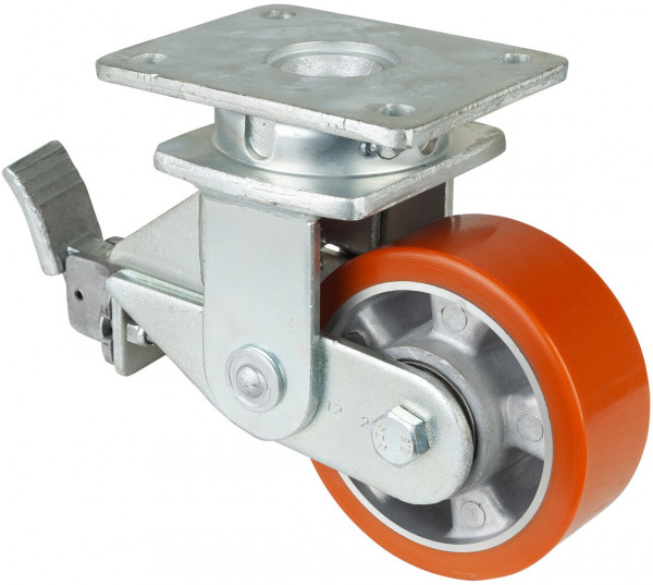 Roue industrielle avec ressort Réf. T120.B90.125