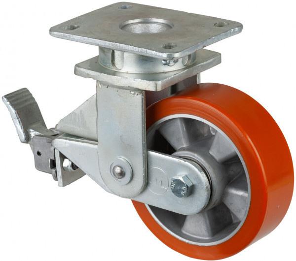 Roue industrielle avec ressort Réf. T120.B90.150