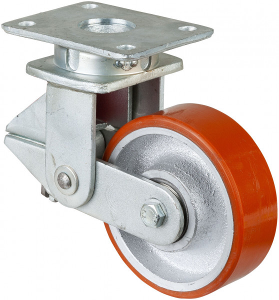 Roue industrielle avec ressort Réf. T120.C10.150