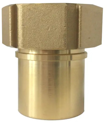 Tankwagenkoppeling avec gladde  Embout de tuyau - Laiton - 100mm x 4” filetage femelle