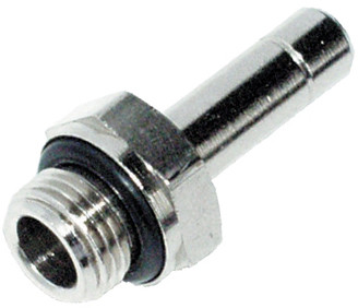 Rechte steelnippel 6 mm x G1/8"