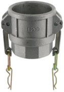 Camlock koppeling type D AL - 3/4" met schroefdraadpakking
