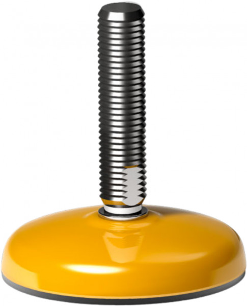Stelvoet Part 97 type 1 – RVS AISI 304, voet vernikkeld