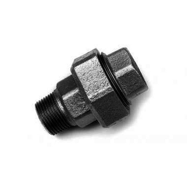 Droit raccord Nº341 Noir 1/2”