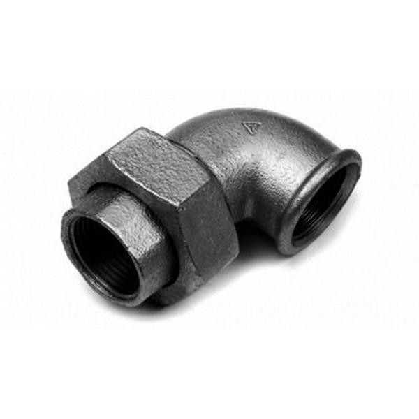 Haakse Koppeling 90° Nr.96 Zwart 3/4”