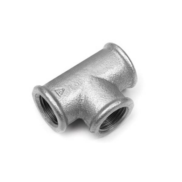 Raccord en T Nº130 Galvanisé 1-1/2” x 1-1/4”