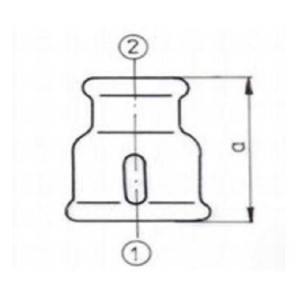 Verloopsok Nr.240 Gegalvaniseerd 1/4” x 1/8”