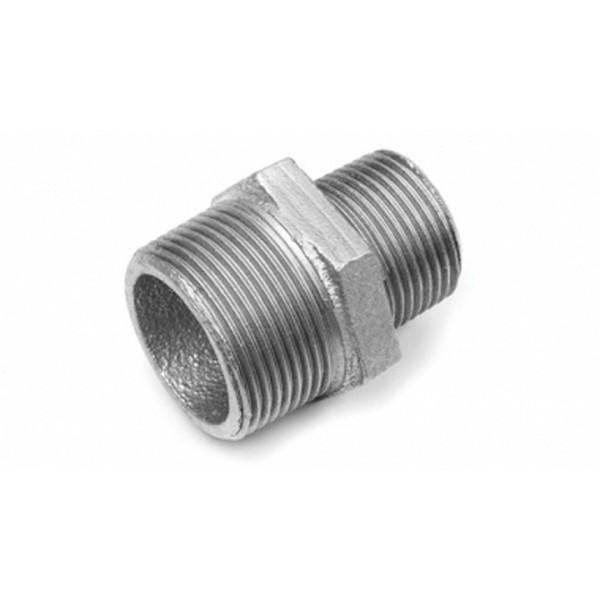Verloopnippel Nr.245 Gegalvaniseerd 1” x 1/2”