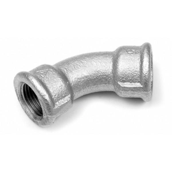 Bocht 45gr Nr.41 Gegalvaniseerd 2”