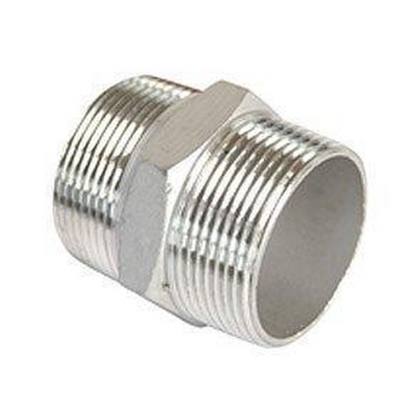 Dubbele nippel Nr.280 RVS - 2”