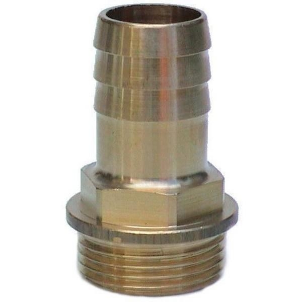 Laiton embout de tuyau - 63mm x 2-1/2” - filetage mâle