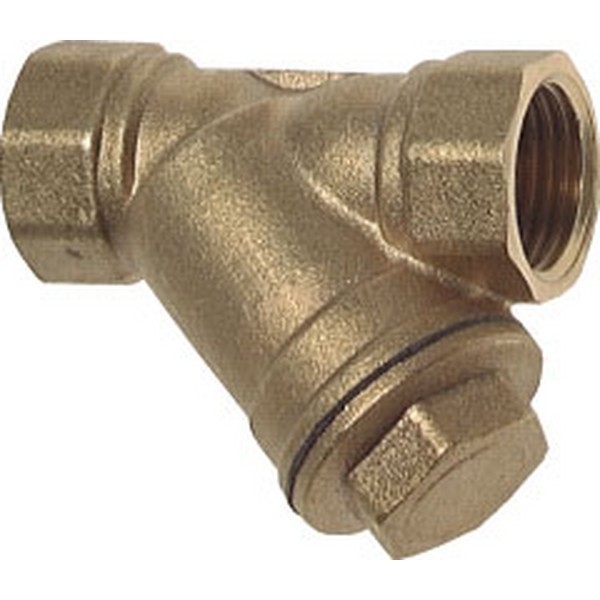 Y-Filter - vuilvanger - Nr.13 - messing - 3" afbeelding